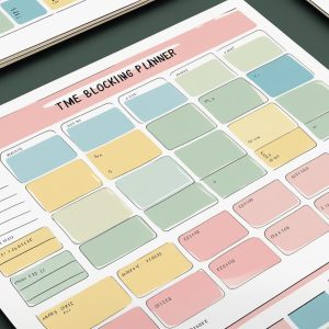 Time-Blocking Weekly Planners